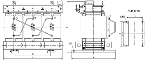 环氧树脂浇注非晶合金三相干式配电变压器3 环氧树脂浇注非晶合金三相干式配电变压器3
