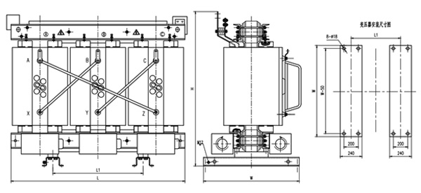 环氧树脂浇注三相干式变压器3 环氧树脂浇注三相干式变压器3